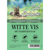 Cat cuisine witte vis en haringkaviaar 300 gram 